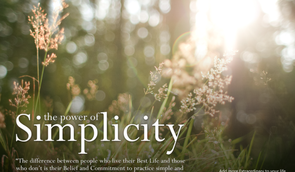 simplicity meaning